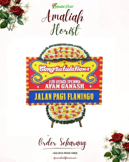 Sewa Papan Bunga Mandonga